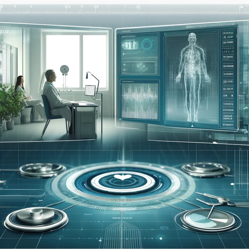 EHR diagram with body map